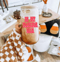 Florida Era Moving Away Glass Tumbler Gifts Mug Reusable Cup Bamboo Lid Straw Iced Coffee Soda Can Graphic Tee – Soft Feel · Must-Have Style