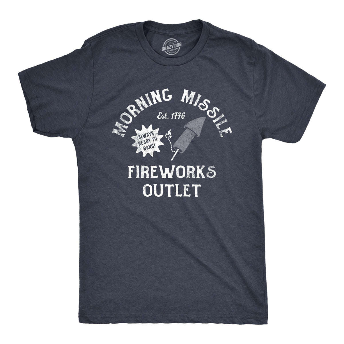 Independence Day Shirt 4th of July Shirt USA Shirts America Shirts Fireworks Shirts Innuendo Shirts Morning Missile Fireworks Outlet Graphic Tee – Easygoing Wear · Trending Graphic Apparel