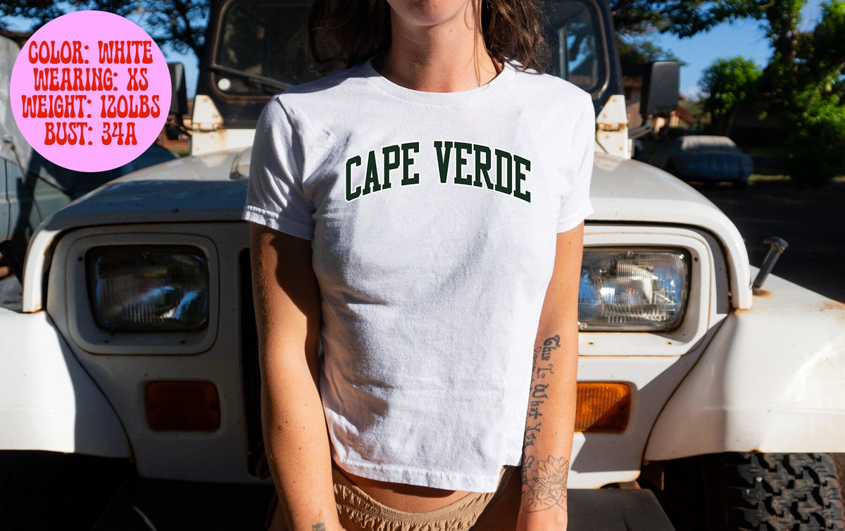 Cape Verde Baby Tee SNUG FIT Gifts Shirt Tshirt for Her Women Cute Trendy Graphic Tee – Premium Graphic · Must-Have Style