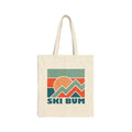 Ski Bum Cotton Canvas Ski Bum Tote Bag Personalization Available Tote Bag – Easygoing Wear · Perfect For Daily Wear