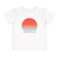 Asheville North Carolina Toddler TShirt Retro 80s Toddler Asheville Shirt Personalization Available Graphic Tee – Aesthetic Look · Perfect For Daily Wear