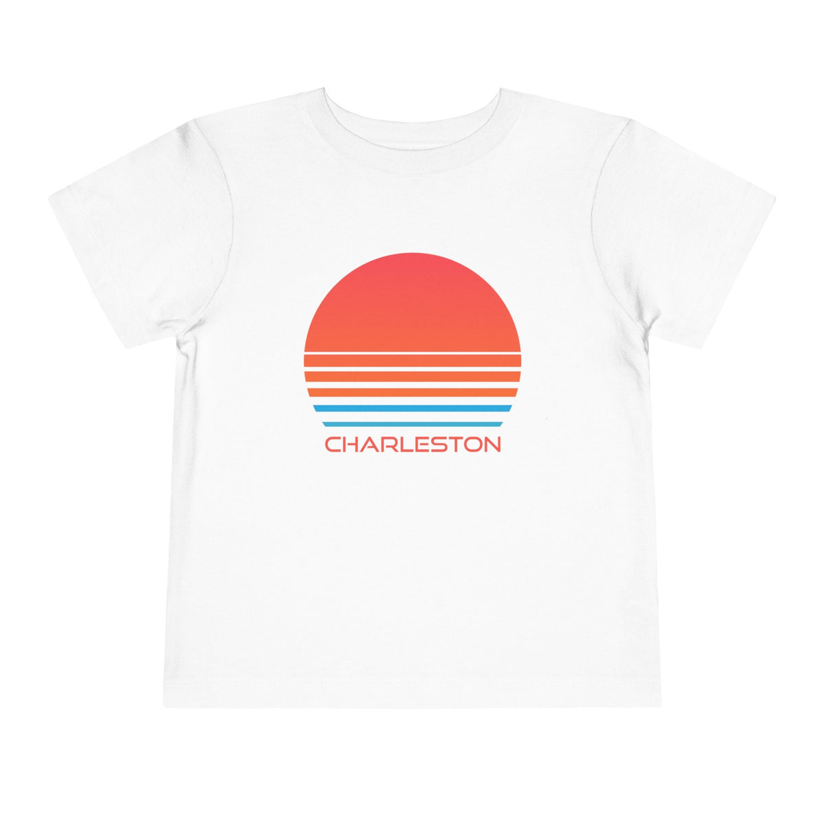 Charleston South Carolina Toddler TShirt Retro 80s Toddler Charleston Shirt Personalization Available Graphic Tee – Soft Feel · Perfect For Daily Wear