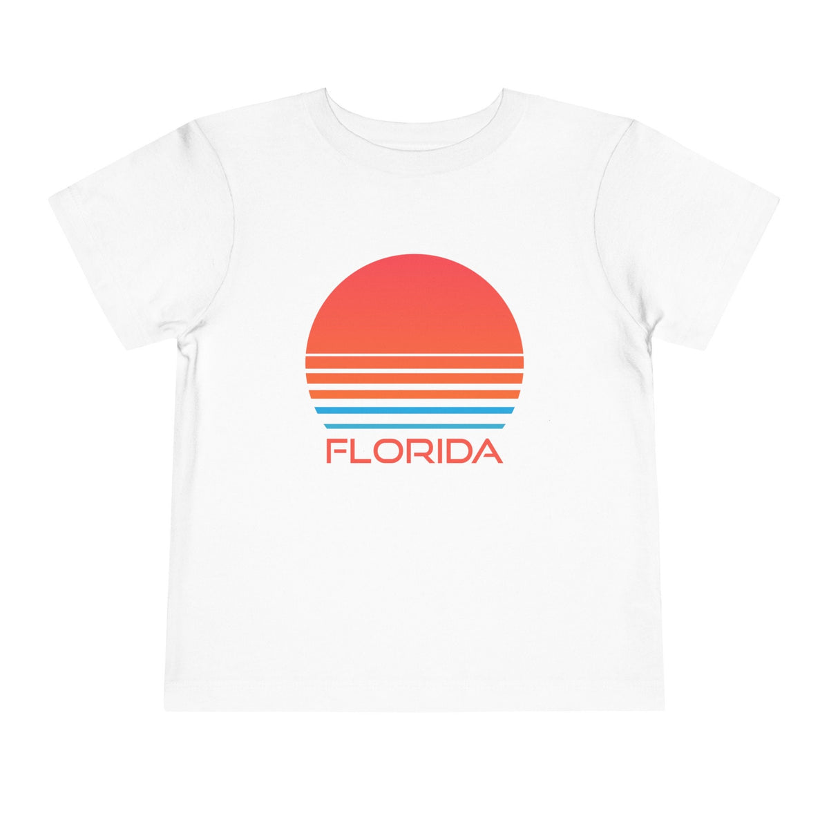 Florida Toddler TShirt Retro 80s Unisex Toddler Florida Shirt Personalization Available Graphic Tee – Bold Style · Great Gift For Fans