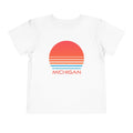 Michigan Toddler TShirt Retro 80s Unisex Toddler Michigan Shirt Personalization Available Graphic Tee – Warm & Stylish · Must-Have Style