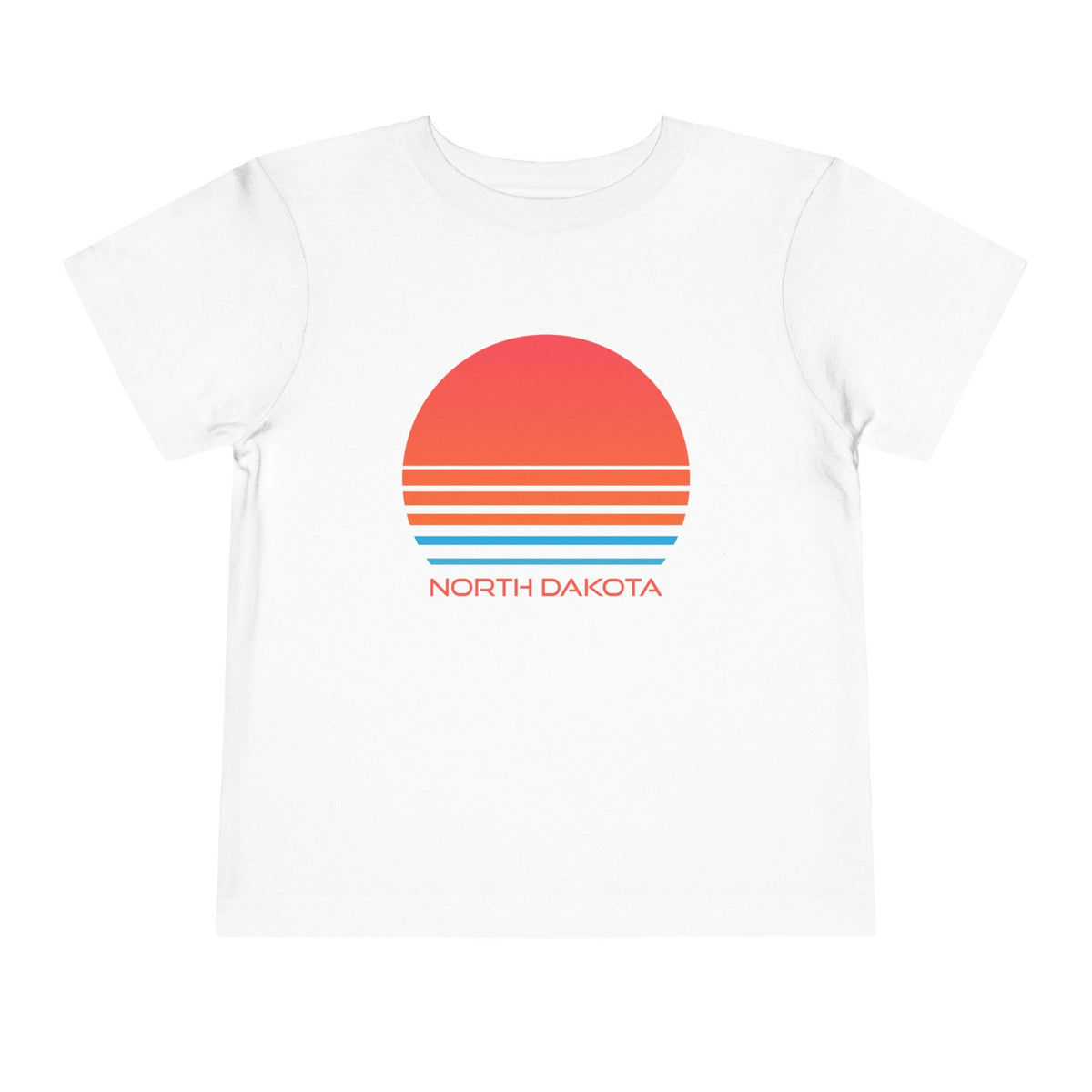 North Dakota Toddler TShirt Retro 80s Unisex Toddler North Dakota Shirt Personalization Available Graphic Tee – Bold Style · Great Gift For Fans