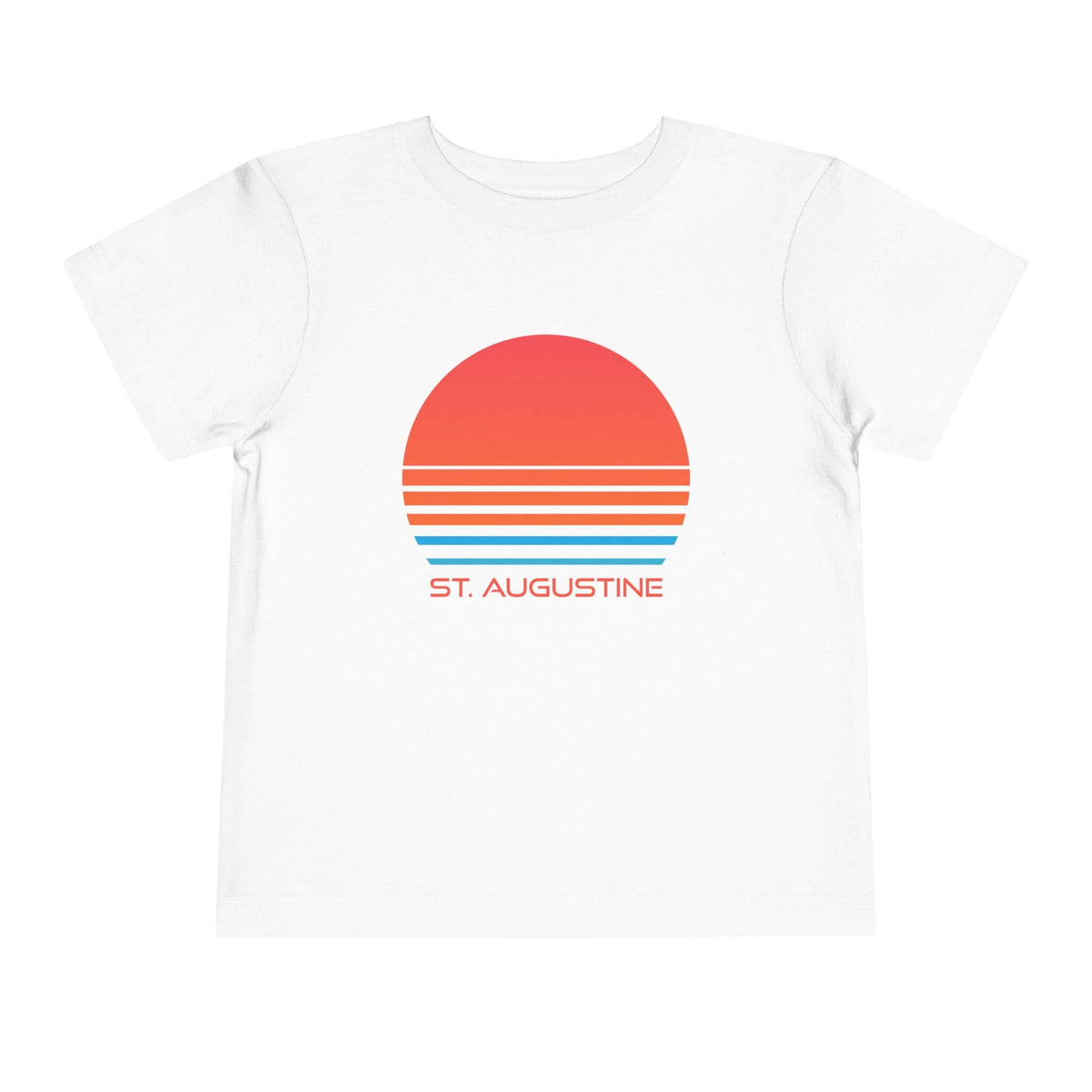 St Augustine Florida Toddler TShirt Retro 80s Toddler St Augustine Shirt Personalization Available Graphic Tee – Premium Graphic · Great Gift For Fans