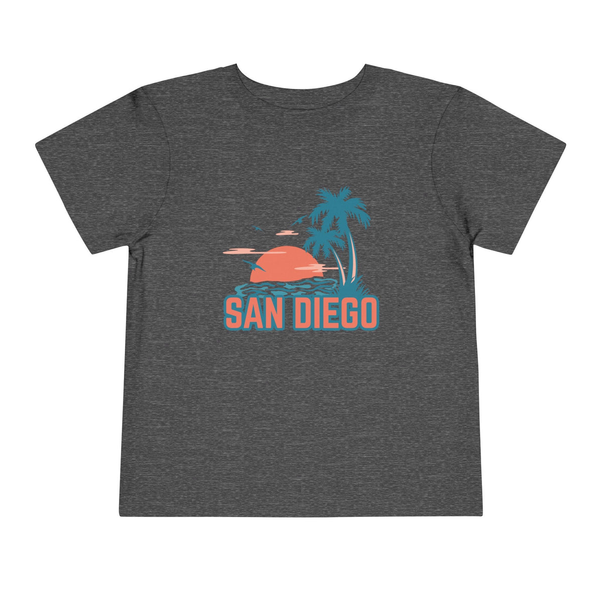 San Diego California Toddler TShirt Retro Palm Tree Toddler San Diego Shirt Personalization Available Graphic Tee – Everyday Comfort · Top Pick For Any Outfit