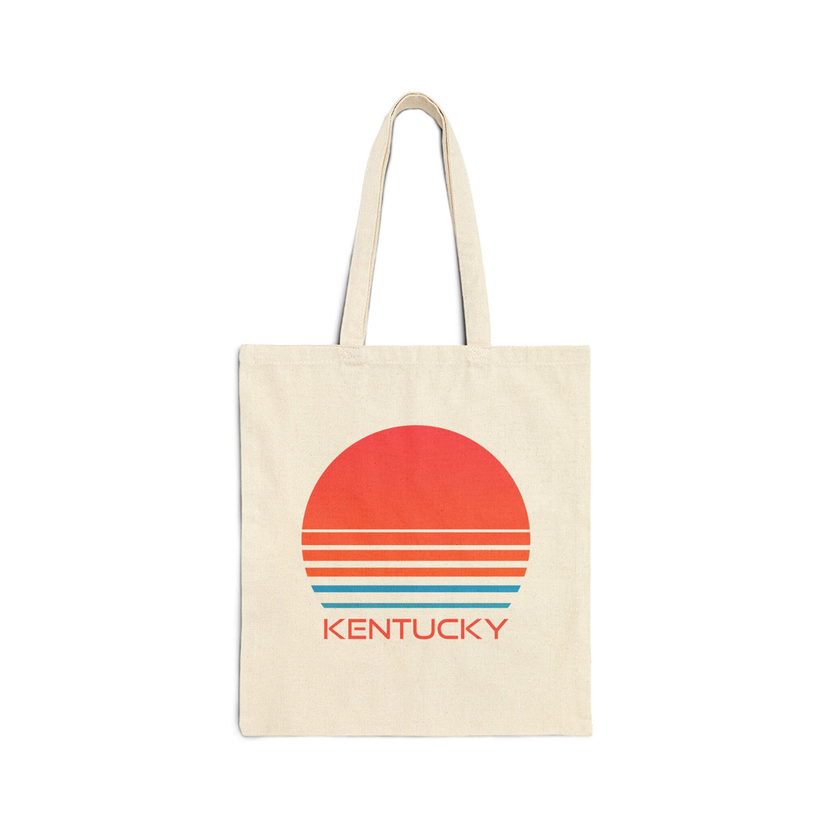 Kentucky Cotton Canvas Kentucky Tote Bag Retro 80s Personalization Available Tote Bag – Easygoing Wear · Great Gift For Fans