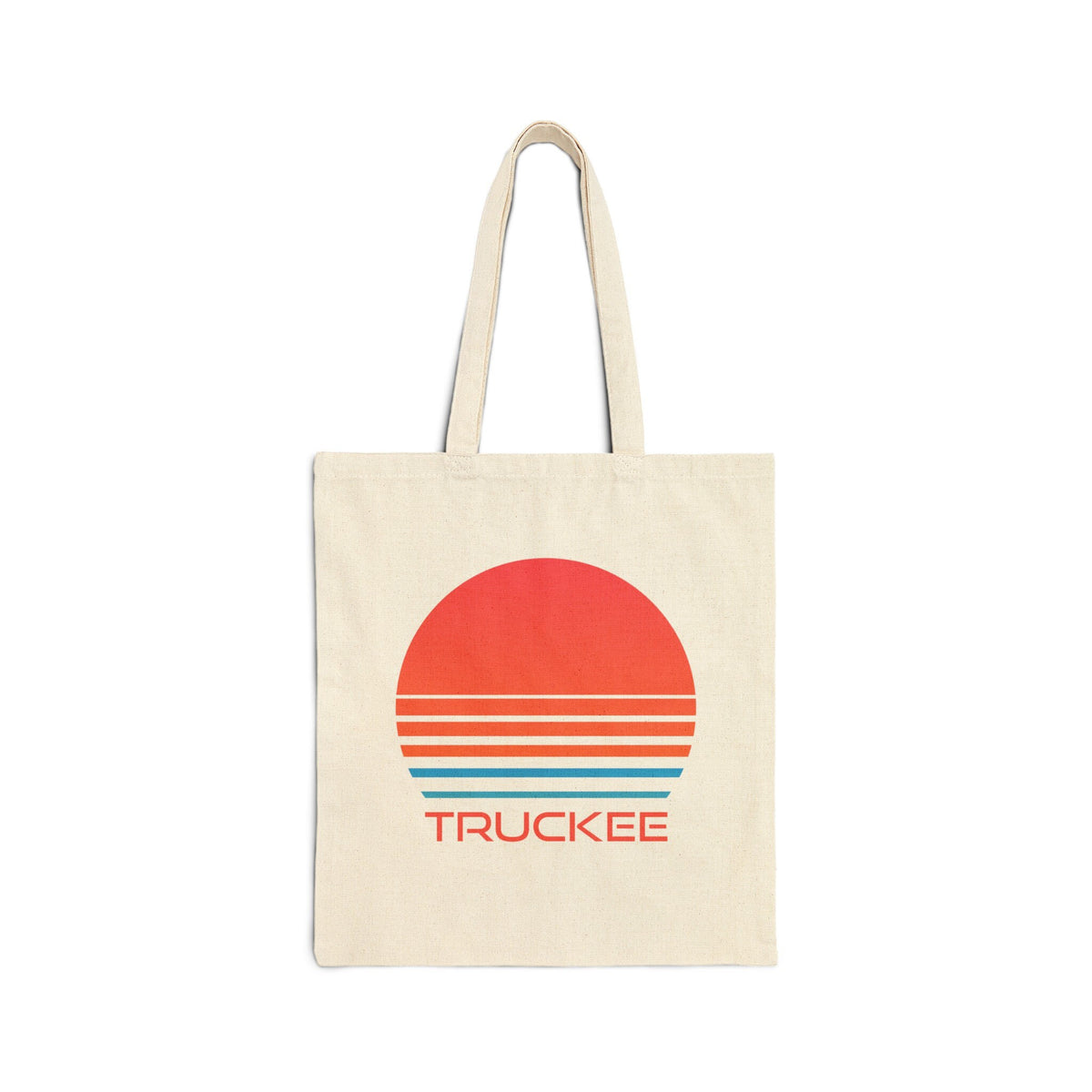Truckee California Retro 80s Cotton Canvas Truckee Tote Bag Personalization Available Tote Bag – Bold Style · Trending Graphic Apparel