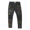 Pinko TAG Womens Black Slim Painted Jeans Vintage High End Designer Denim VTG Graphic Tee – Aesthetic Look · Trending Graphic Apparel