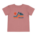 Boulder Colorado Toddler TShirt Retro Palm Tree Toddler Boulder Shirt Personalization Available Graphic Tee – Everyday Comfort · Trending Graphic Apparel