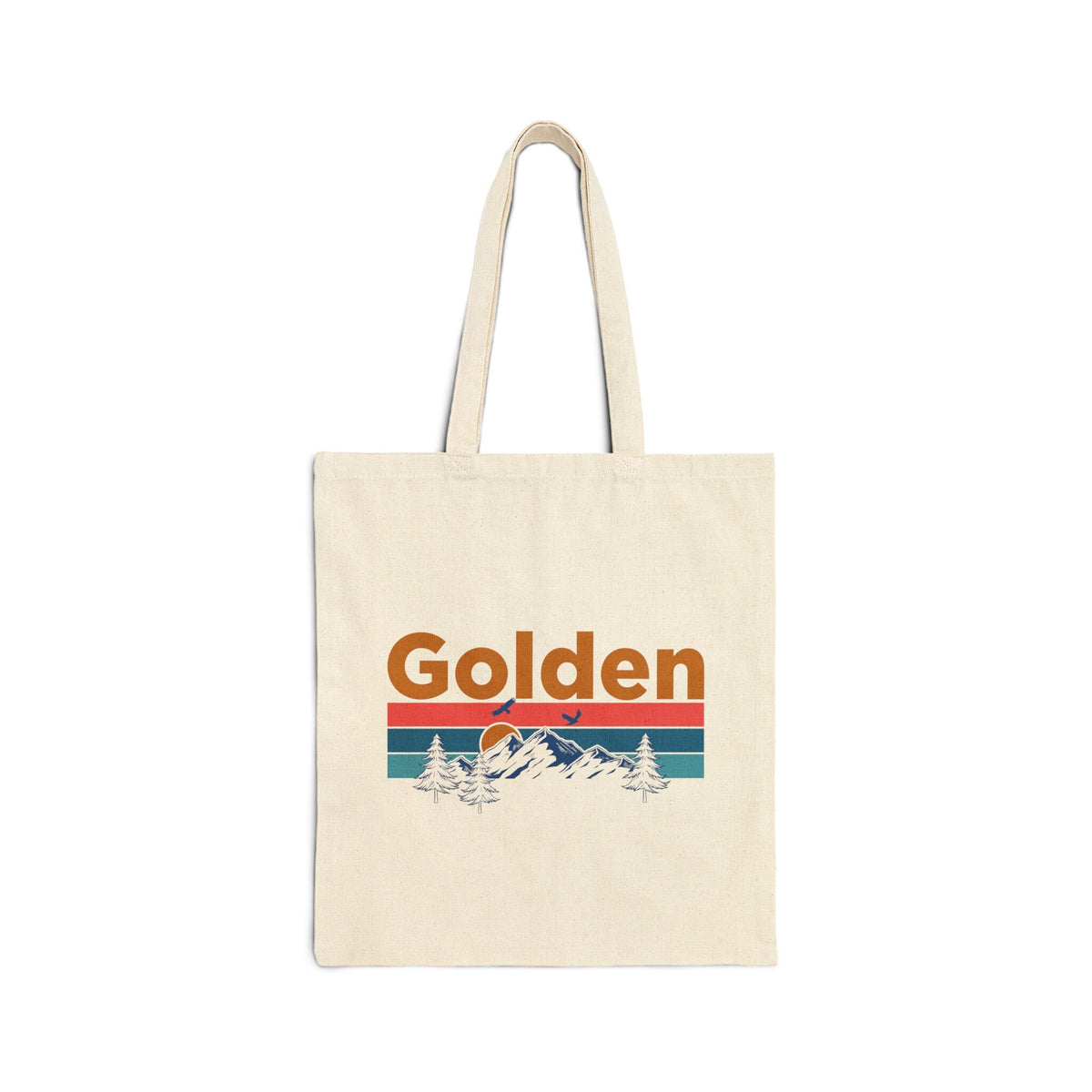 Golden Colorado Tote Bag Cotton Canvas Golden Bag Personalization Available Tote Bag – Soft Feel · Perfect For Daily Wear