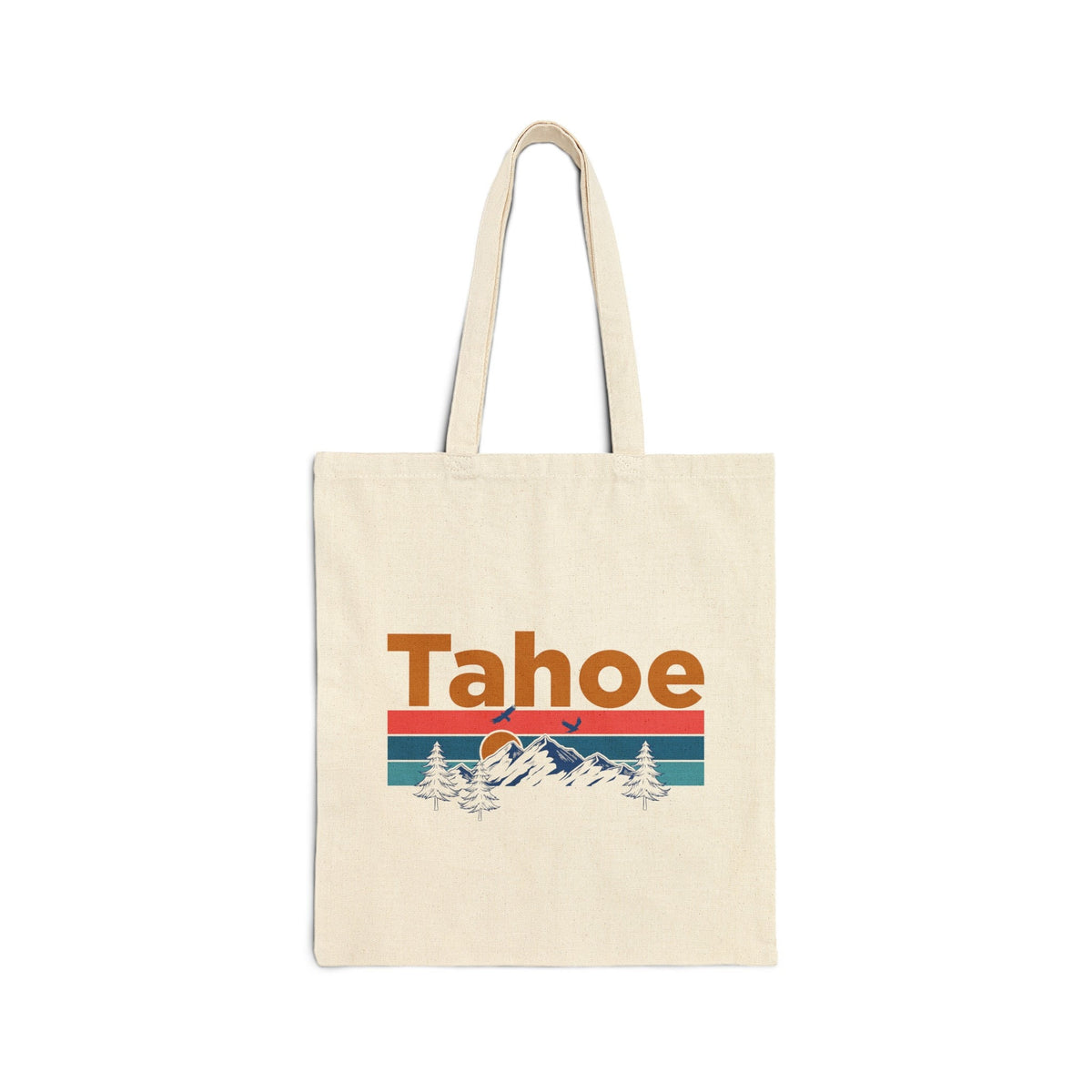 Lake Tahoe California Tote Bag Cotton Canvas Lake Tahoe Bag Personalization Available Tote Bag – Warm & Stylish · Top Pick For Any Outfit