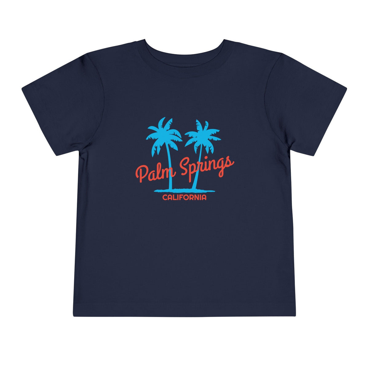 Palm Springs California Toddler TShirt Retro Palm Tree Toddler Palm Springs Shirt Personalization Available Graphic Tee – Fan Favorite · Great Gift For Fans