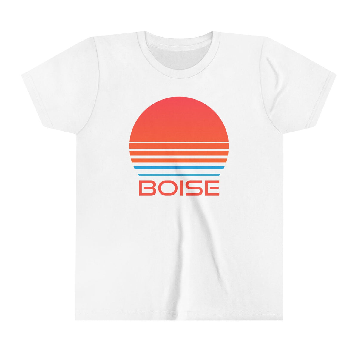 Boise Idaho Youth Shirt Retro 80s Boise Kid39s TShirt Personalization Available Graphic Tee – Fan Favorite · Perfect For Daily Wear