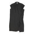 Valentino Womens Grey Sleeveless Button Up Collared Dress Vintage Designer Graphic Tee – Easygoing Wear · Top Pick For Any Outfit