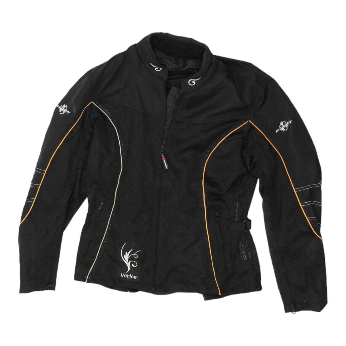 Motodry Venice Womens Black Nylon Lightweight Motorcycle Jacket Vintage Biker Graphic Tee – Bold Style · High-Quality Print