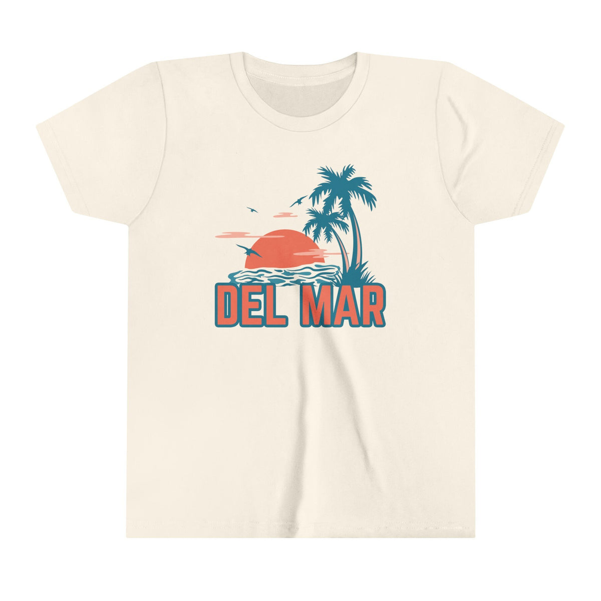 Del Mar California Youth Shirt Retro Palm Tree Del Mar Kid39s TShirt Personalization Available Graphic Tee – Feel-Good Design · Perfect For Daily Wear