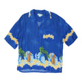 Fun Wear Mens Blue Short Sleeve Hawaiian Shirt Vintage Casual Summer Top VTG Graphic Tee – Warm & Stylish · High-Quality Print