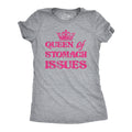 QUEEN of Stomach Issues Shirt Funny Shirts Empowered Queen of Tummy Troubles Tee Cute Top for Stomach Issue Warriors IBS Shirts Crown Graphic Tee – Aesthetic Look · Must-Have Style