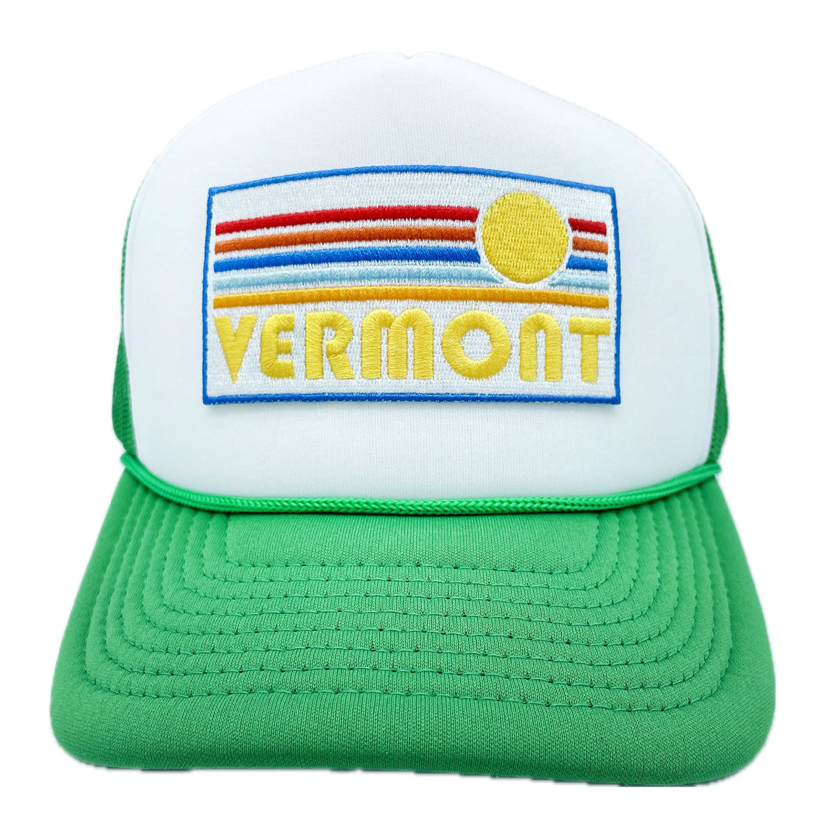 Vermont Trucker Hat Retro Sun Vermont Snapback Hat Adult Hat Graphic Tee – Easygoing Wear · Must-Have Style