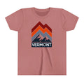 Vermont Youth Shirt Retro Mountain Vermont Kid39s TShirt Personalization Available Graphic Tee – Premium Graphic · High-Quality Print