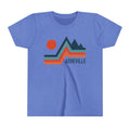 Asheville North Carolina Youth Shirt Retro Mountain Asheville Kid39s TShirt Personalization Available Graphic Tee – Aesthetic Look · Great Gift For Fans