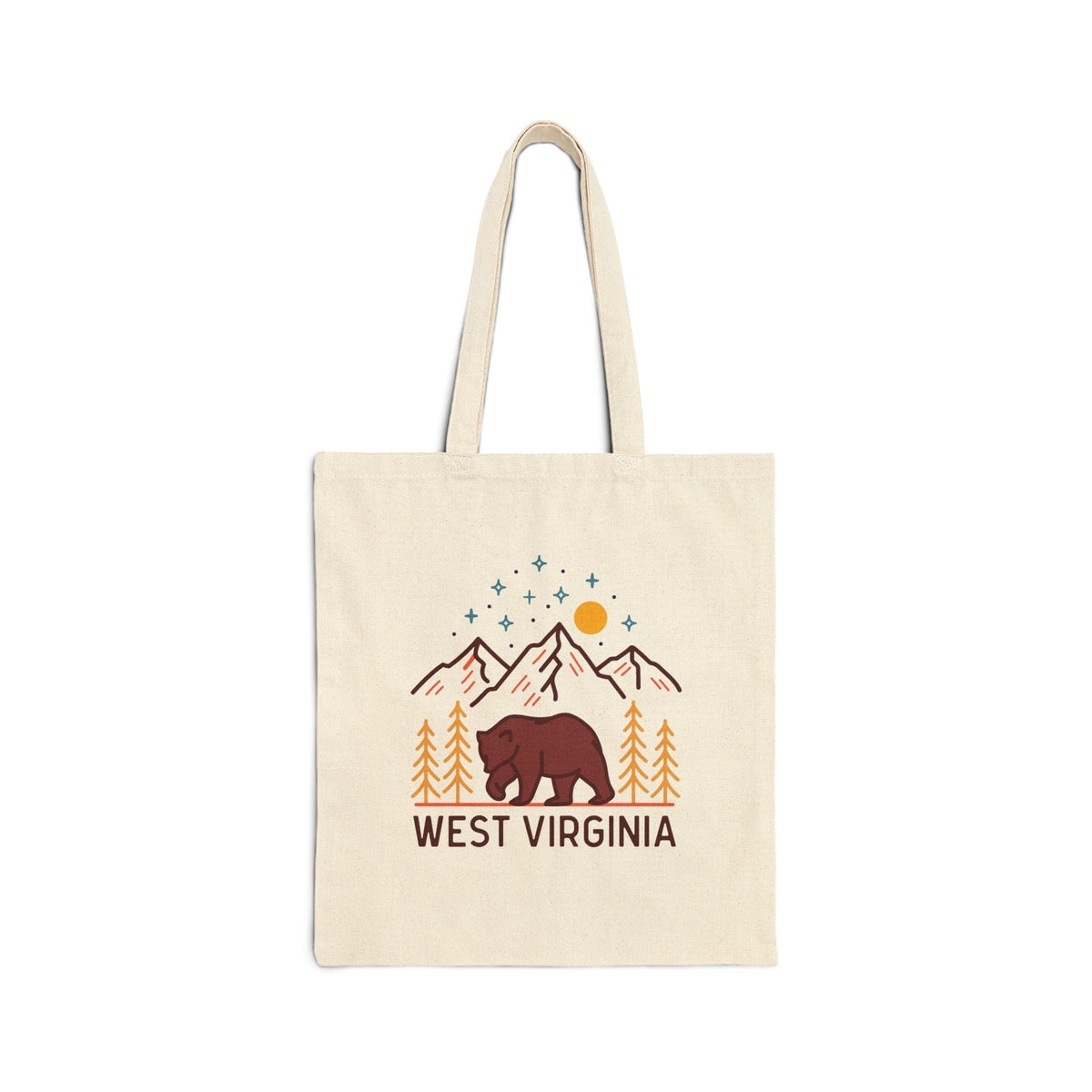 West Virginia Tote Bag Cotton Canvas West Virginia Bag Personalization Available Tote Bag – Feel-Good Design · Top Pick For Any Outfit
