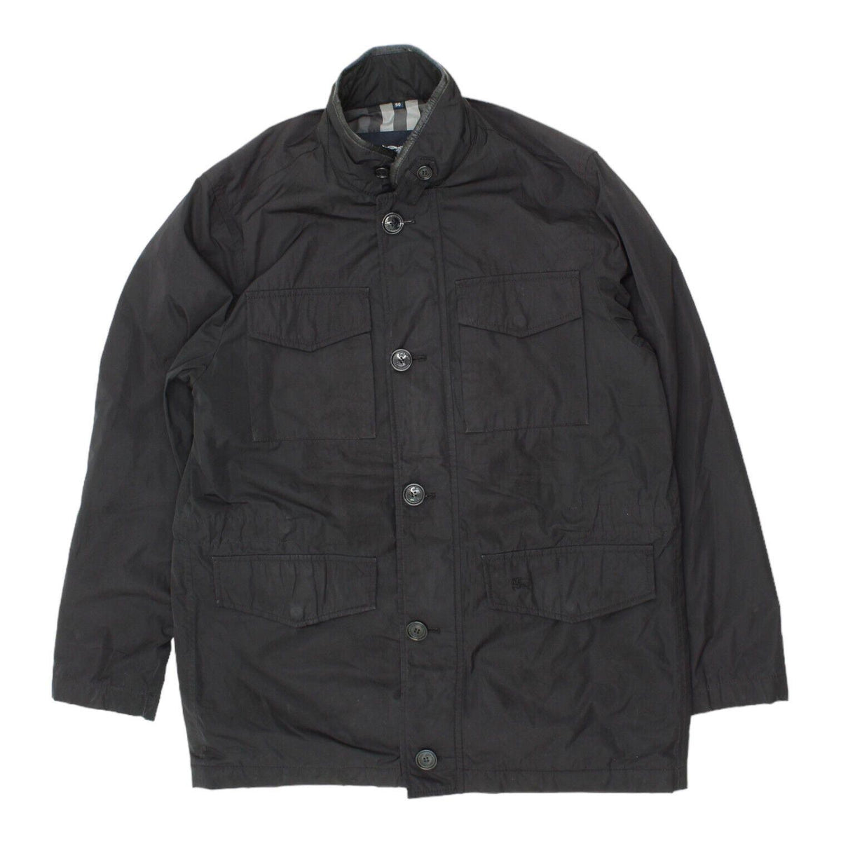 Burberry London Mens Black Quilted Coat Vintage High End Designer Jacket VTG Graphic Tee – Soft Feel · Perfect For Daily Wear