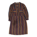 Princeton Womens Multicoloured Striped 34 Sleeve Midi Dress Vintage Designer Graphic Tee – Warm & Stylish · Perfect For Daily Wear