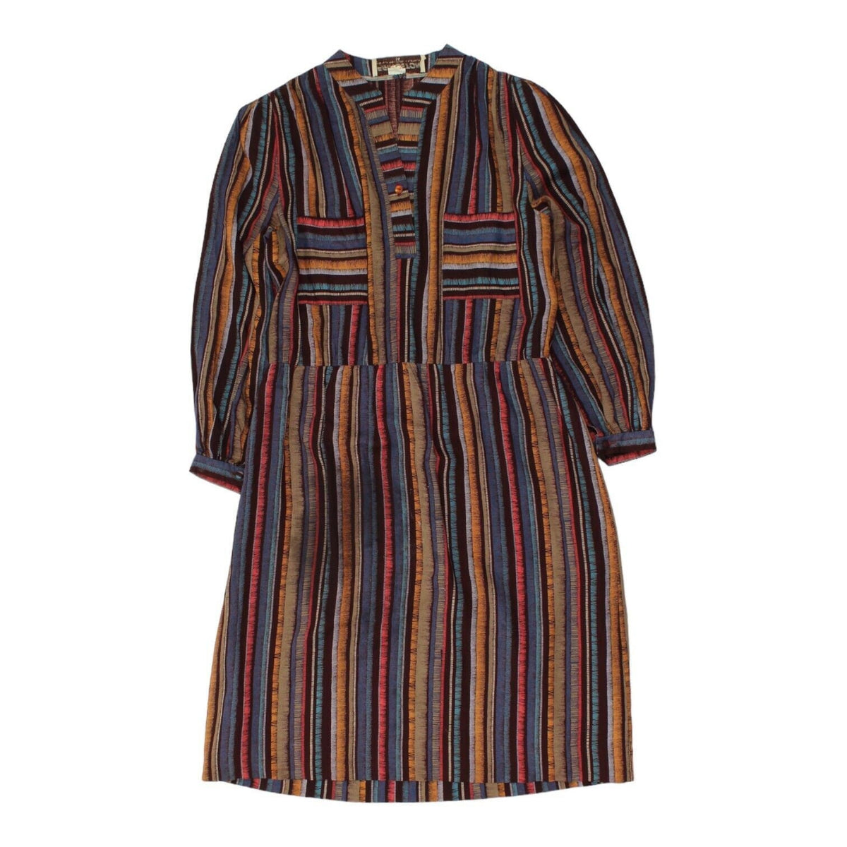 Princeton Womens Multicoloured Striped 34 Sleeve Midi Dress Vintage Designer Graphic Tee – Warm & Stylish · Perfect For Daily Wear