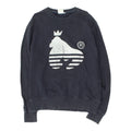 Money Mens Navy Silver Logo Crew Neck Sweatshirt Vintage Designer Jumper VTG Sweatshirt – Warm & Stylish · Top Pick For Any Outfit