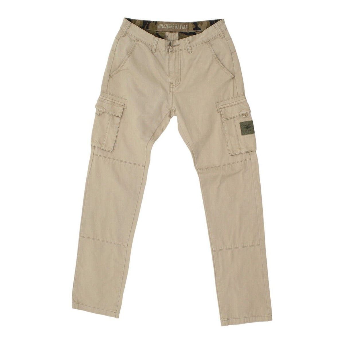 Aviazione Navale Mens Beige Cargo Pants Vintage Designer Workwear Trousers VTG Graphic Tee – Fan Favorite · Must-Have Style