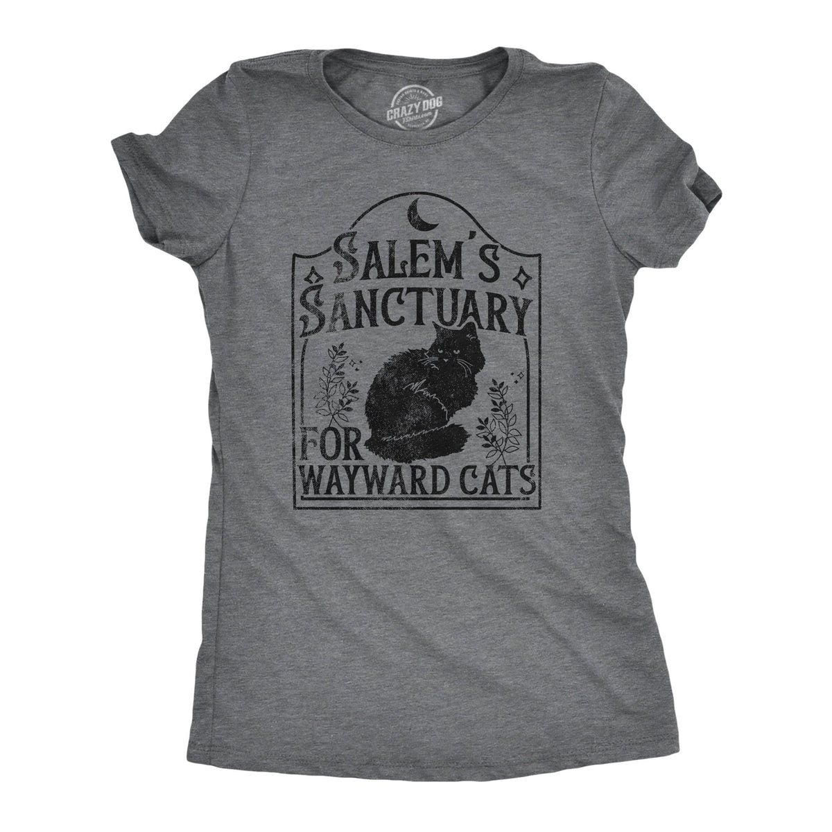 Salem39s Sanctuary For Wayward Cats Halloween Shirts Book Lover Reading Lovers Gifts Funny Reading Tee Black Cat Shirts Salem Shirts Graphic Tee – Fan Favorite · Great Gift For Fans