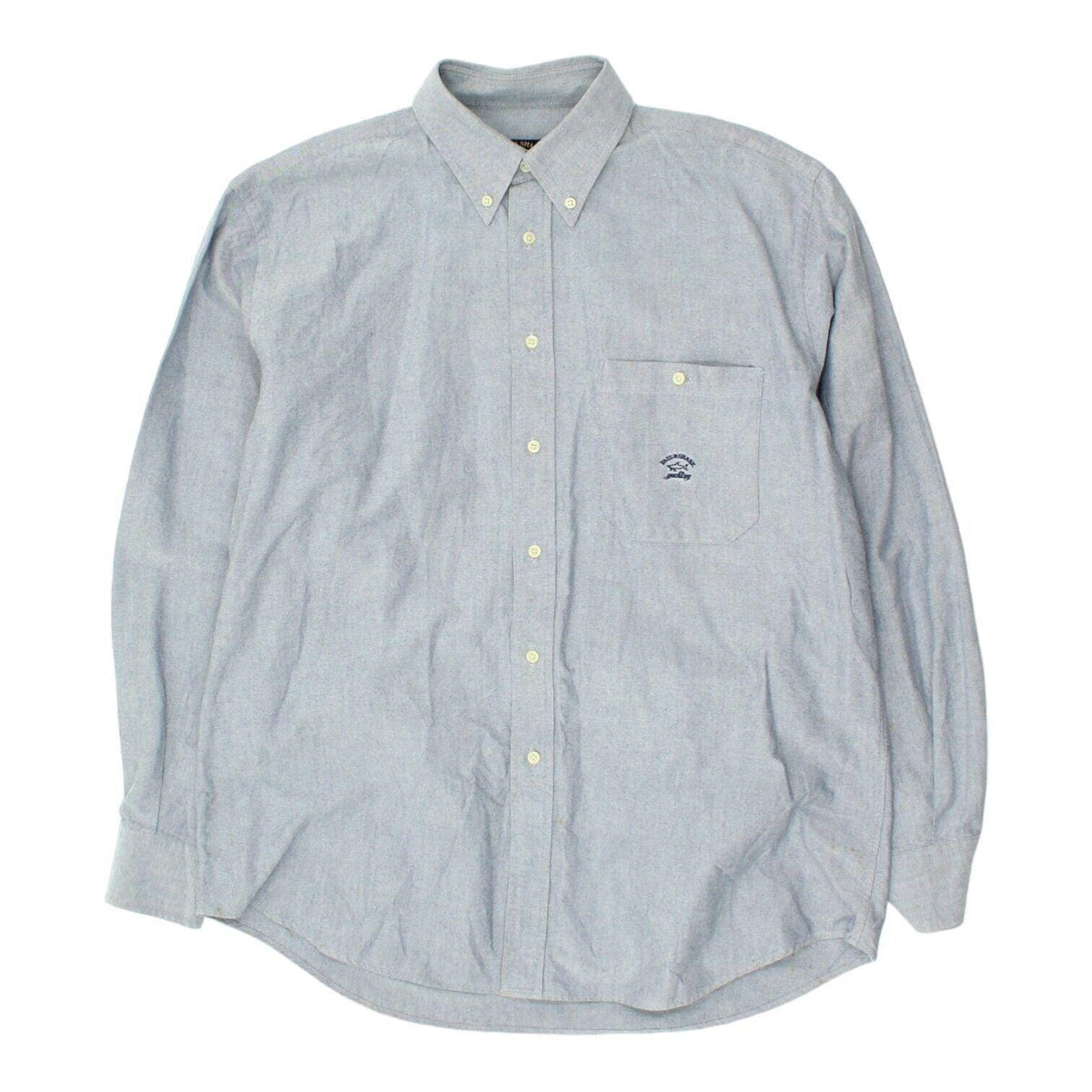 Paul Shark Mens Blue Button Down Collar Shirt Vintage Designer Formal VTG Graphic Tee – Feel-Good Design · Must-Have Style