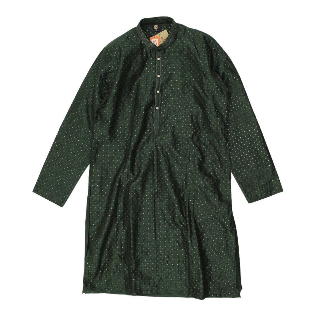 Manyavar Mens Green Kutra Pajama Set High End Traditional Indian Clothing Graphic Tee – Aesthetic Look · Great Gift For Fans