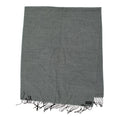Roccobarocco Grey Virgin Wool Tassle Scarf Vintage Luxury High End VTG Graphic Tee – Aesthetic Look · High-Quality Print