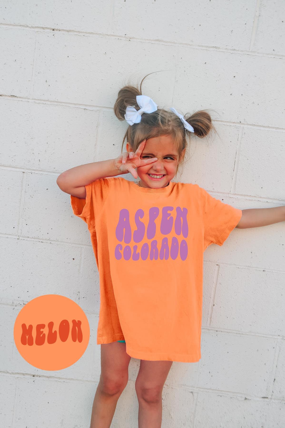 Aspen Colorado Youth Tee Kids Gifts Family Trip Shirts Kids Shirt Kids Tshirt Youth Shirt Boys Tee Girls Tee Graphic Tee – Bold Style · Perfect For Daily Wear
