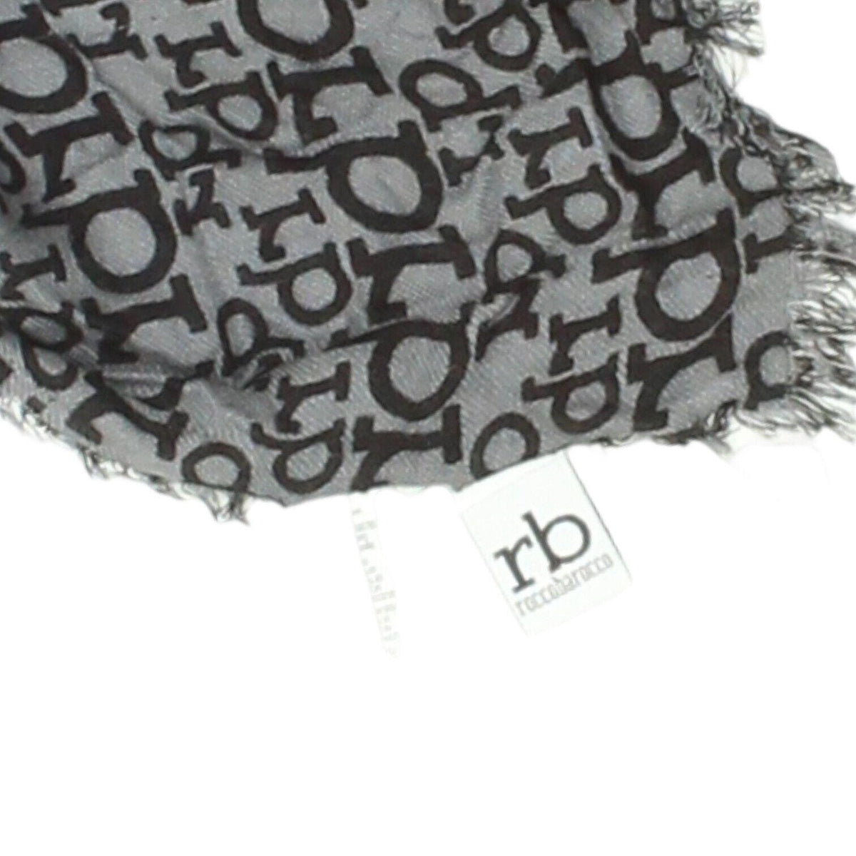 Roccobarocco Womens Black Grey Scarf Vintage Viscose High End Designer VTG Graphic Tee – Easygoing Wear · Top Pick For Any Outfit