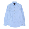 Massimo Dutti Mens Blue Button Up Shirt Vintage High End Designer VTG Graphic Tee – Soft Feel · High-Quality Print