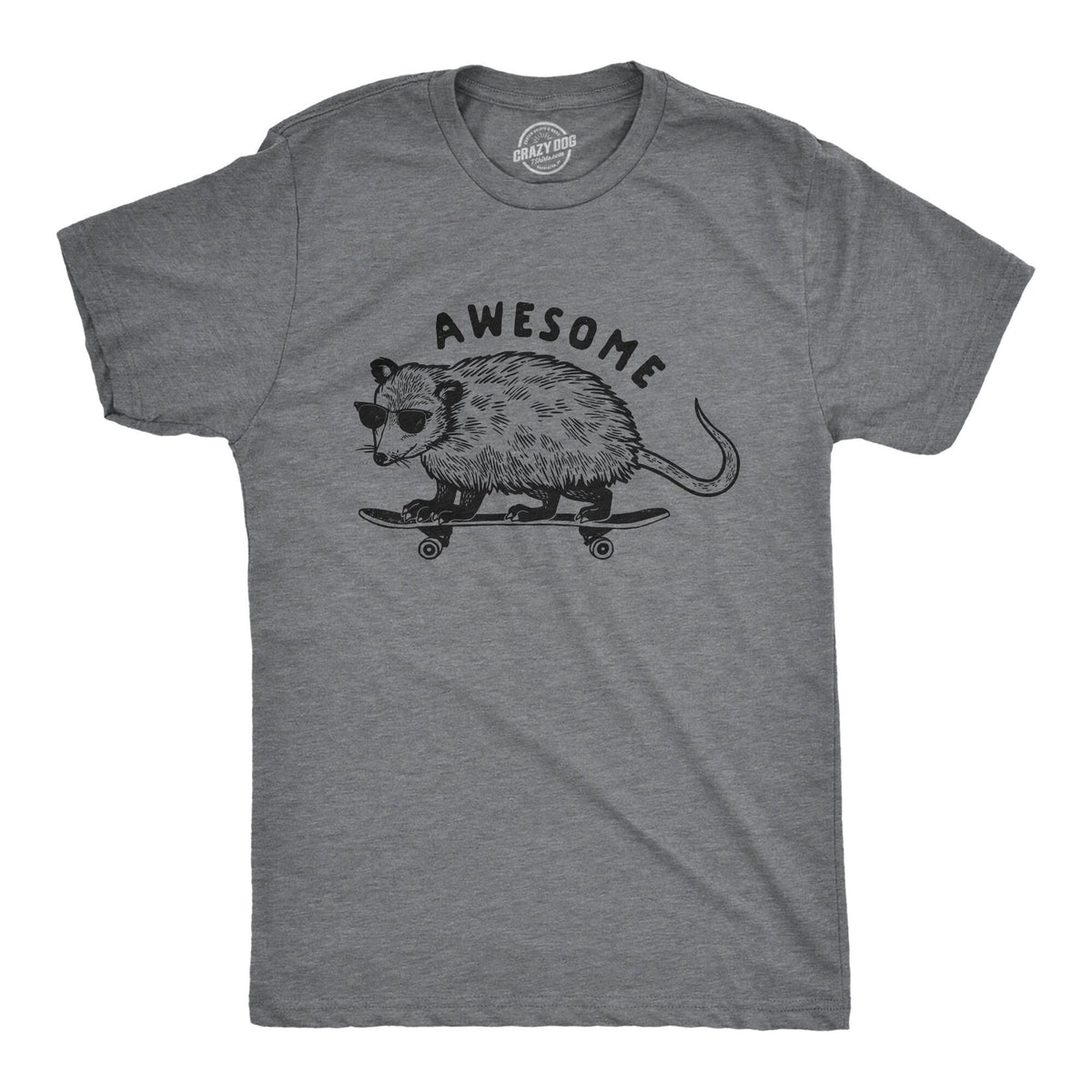 Awesome Possum Awesome Opossum Skateboarding Possum Funny Shirts Animal Shirts Cool Shirts Shirts For Dad Cool Kid Shirts Possums Graphic Tee – Warm & Stylish · High-Quality Print