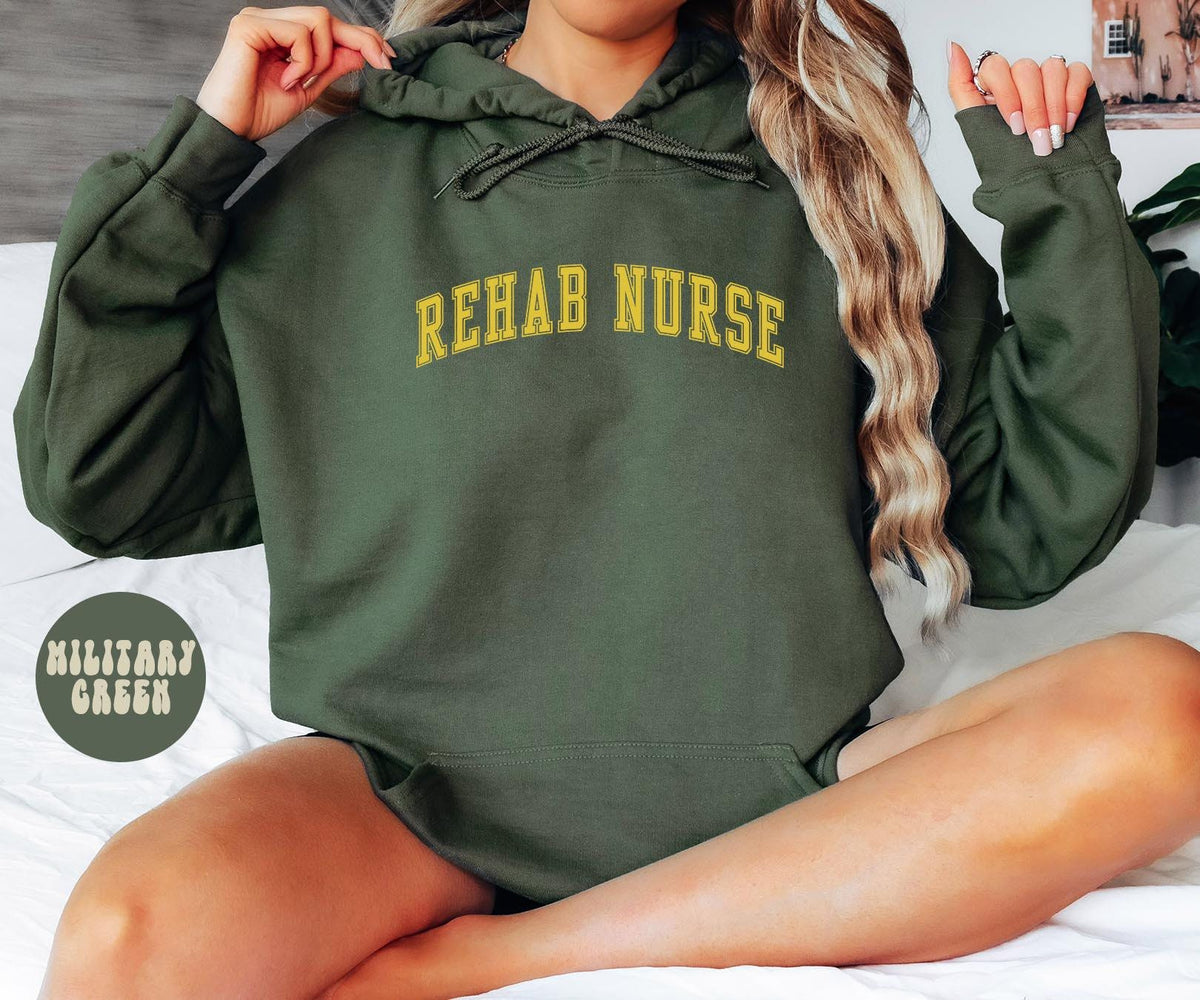 Rehab Nurse Hoodie Gifts Hooded Sweatshirt Jumper Long Sleeve Birthday Gift for Men Gift for Women Hoodie – Easygoing Wear · Great Gift For Fans