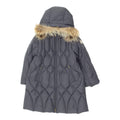 Moncler Kids Navy Fur Hooded Puffer Coat Vintage Padded Boys Girls Designer Graphic Tee – Cozy Vibes · Perfect For Daily Wear