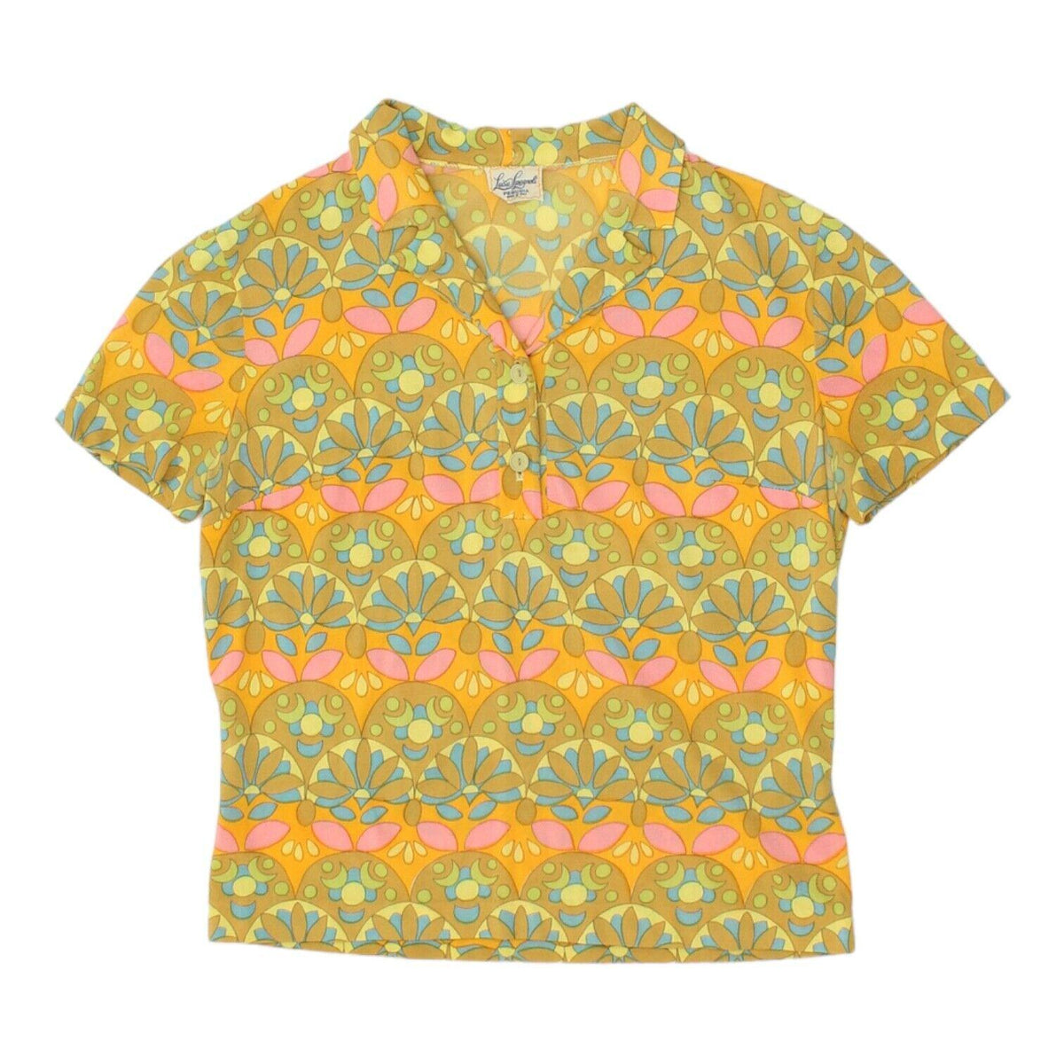 Luisa Spagnoli Womens Colourful Patterned Shirt Vintage Hippy Boho Designer Graphic Tee – Cozy Vibes · Must-Have Style