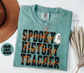 HISTORY Teacher Spooky Halloween Shirt Gifts Comfort Colors Tshirt Crewneck Tee Crew Neck Men Women Graphic Tee – Premium Graphic · Great Gift For Fans