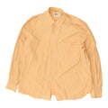 Pierre Cardin Mens Orange Button Up Shirt Vintage High End Designer Formal VTG Graphic Tee – Warm & Stylish · High-Quality Print
