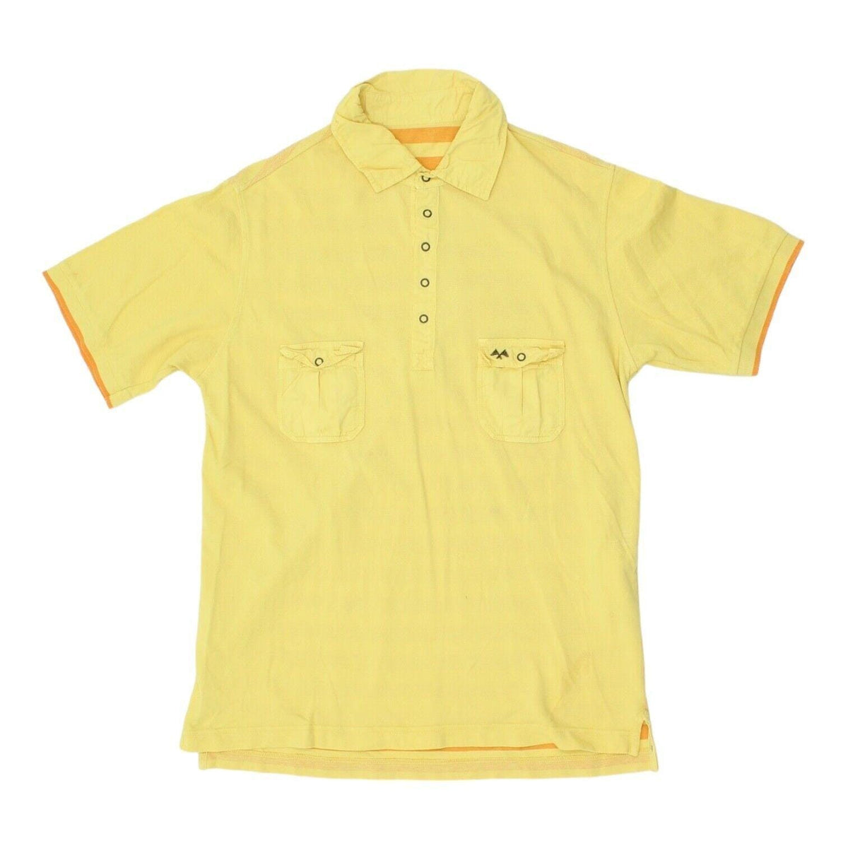Thomas Burberry Mens Yellow Popper Polo Shirt Vintage High End Designer VTG Graphic Tee – Fan Favorite · Top Pick For Any Outfit