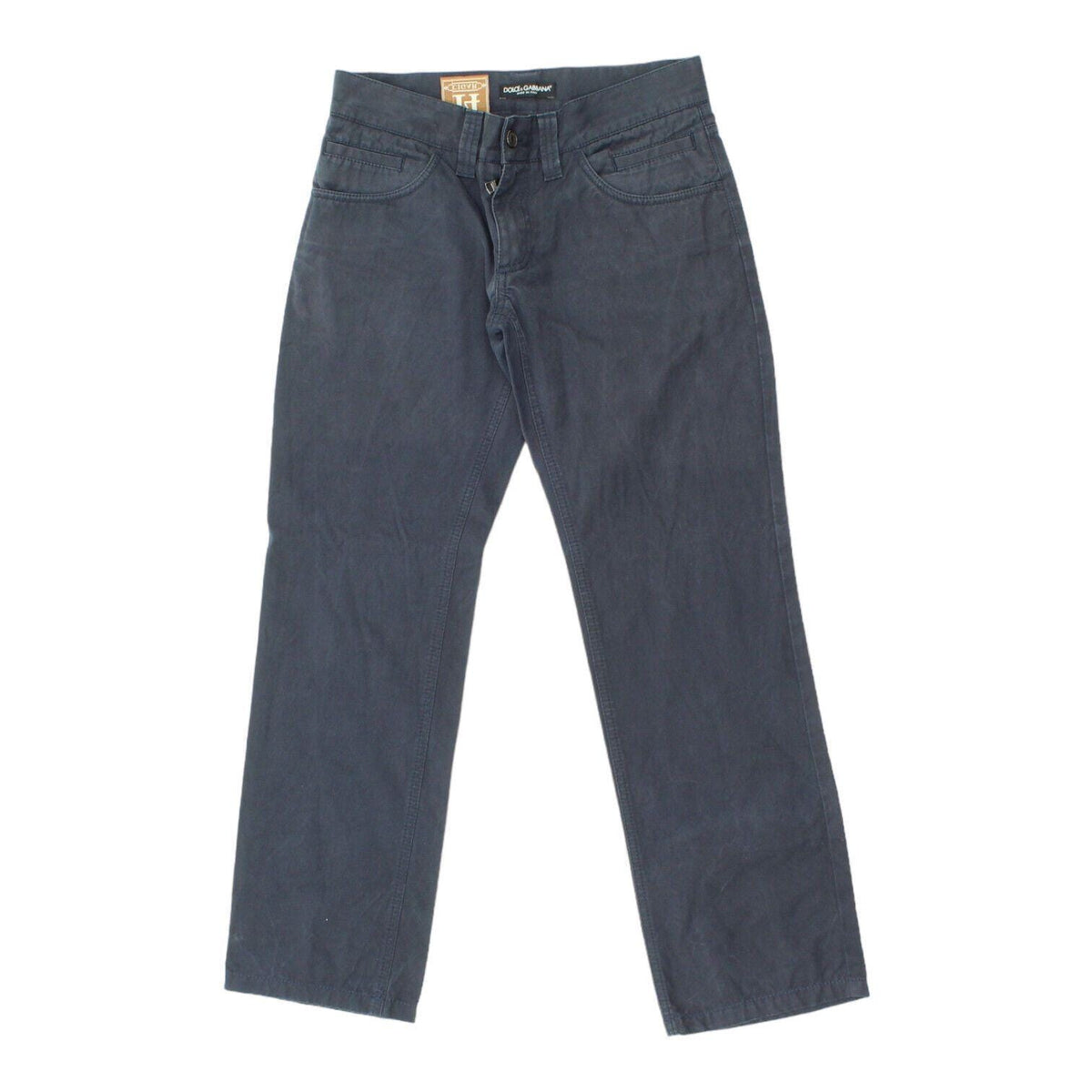 Dolce Gabbana Mens Navy Low Rise Straight Leg Jeans Vintage Designer Denim Graphic Tee – Aesthetic Look · Perfect For Daily Wear
