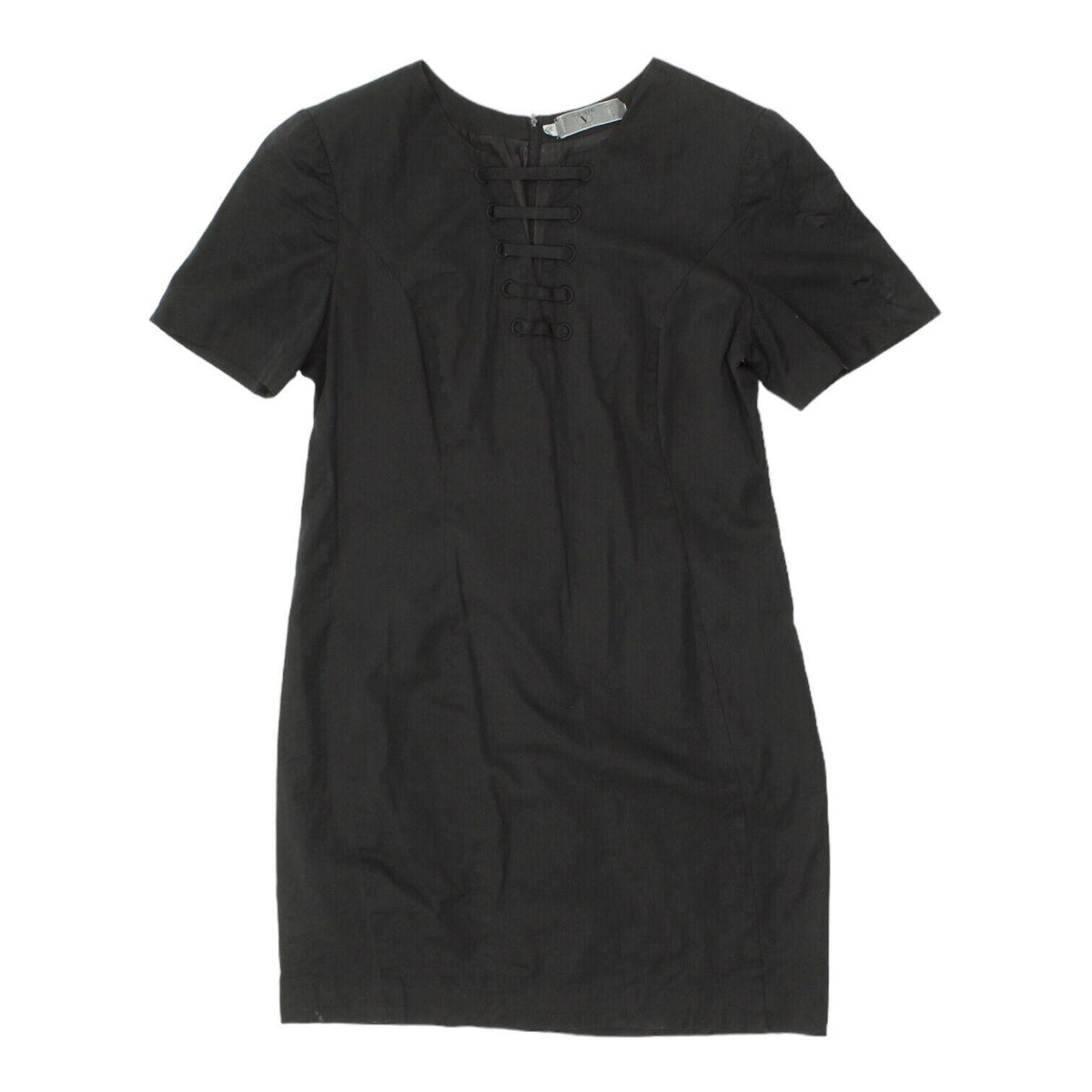 Valentino Miss V Womens Black Short Sleeve Lace Collar Dress Vintage Designer Graphic Tee – Fan Favorite · High-Quality Print