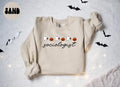 Sociologist Sociology Halloween Ghost Pumpkin Sweatshirt Gifts for Her Funny Sweater Shirt Cozy Comfy Unique Sweatshirt – Feel-Good Design · High-Quality Print